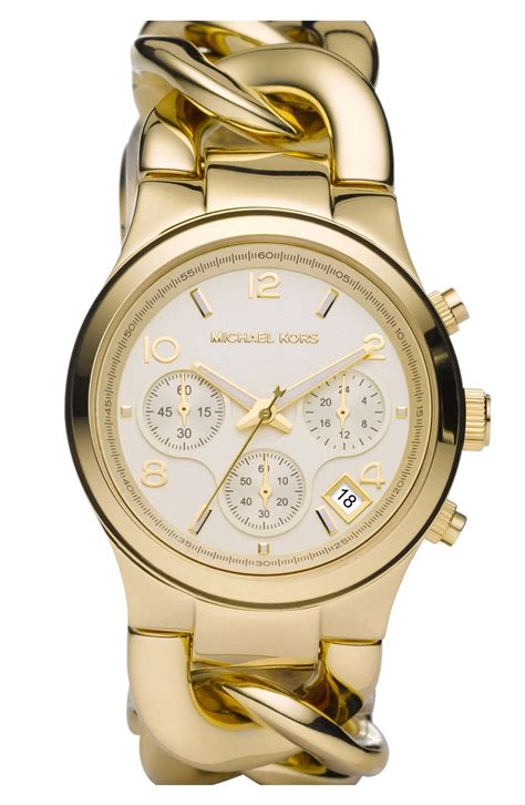 michael kors chain bracelet watch rose gold|Michael Kors bracelet sale.